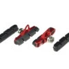 Remblokken Remschoenen En Remblokken - Voor Aluminium Velgen - Rood -Fietsonderdelen 0013492 blb cnc brake pads red