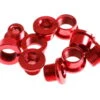 Single Kettenblattschrauben Stahl - 5mm - Rot -Fietsonderdelen 0029522 blb single chainring bolts red