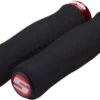 SRAM Contour Schuimrubber Handvatten - Lock-on - Zwart - Lockring Rood
