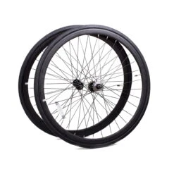 Deep Section Singlespeed Fixed Gear Wielset - 30 Mm Velgen - Zwart