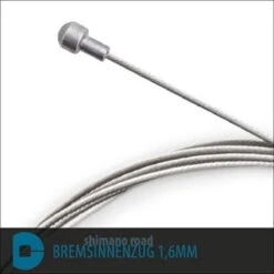 CAPGO Rem Binnenkabel 2m ''Shimano Road'' BL - Zilver