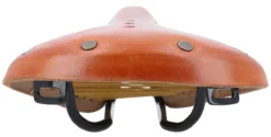 Bernard H Lederen Fietszadel - Honingbruin -Fietsonderdelen 2F3 20 42 hinten fahrradsattel leder