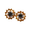HOPE Jockey Wheels Katrollen - 12Z - Oranje -Fietsonderdelen 345a0ef337db085
