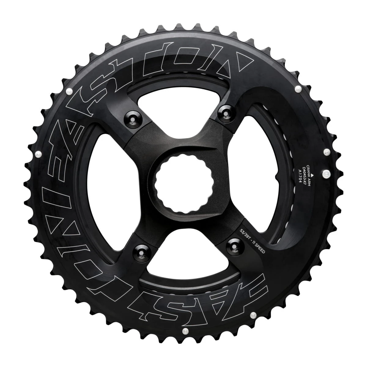 EASTON Spider/kettingblad Set Asymmetrisch 4-Bolt - 11-speed - 53/39T 3 EASTON Spider/kettingblad Set Asymmetrisch 4-Bolt - 11-speed - 53/39T