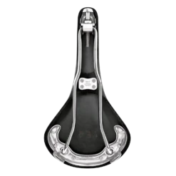 BROOKS B15 Swallow Chroom Zadel - Zwart -Fietsonderdelen 80410100 detail 4