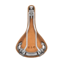 BROOKS Swift Chroom Zadel - Bruin/Honingbruin -Fietsonderdelen 80420012 detail 4