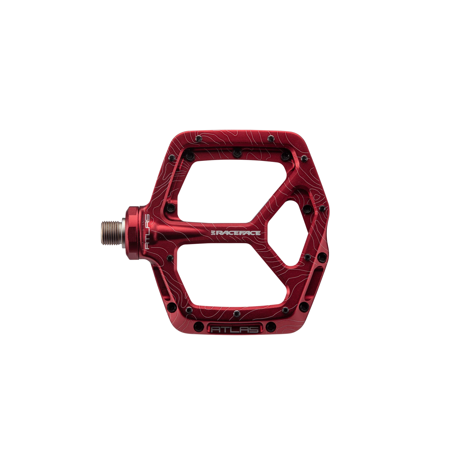 Race Face Atlas Pedalen AM22 - Rood 3 Race Face Atlas Pedalen AM22 - Rood