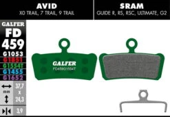 GALFER Pro Remblok - Avid X0 Trail, 7 Trail, 9 Trail, SRAM Guide Alle Modellen