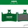 GALFER Pro Remblok - HOPE E4 - Groen -Fietsonderdelen FD465G1554T 0
