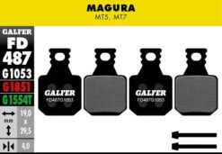 GALFER Standaard Remblok - Magura MT5, MT7