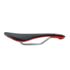 Fabric Line Shallow Elite Zadel - 134 Mm - Zwart/Rood -Fietsonderdelen Line Elite Shallow Saddle BlackRed 142mm