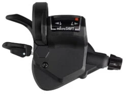 MICROSHIFT MTB Duimschakelset Paar Shimano 3x7 Speed - Zwart -Fietsonderdelen MTBThumb tapSchalthebel SetPairShimano3x7speed black 2