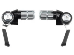 MICROSHIFT R8 Road Bar End Flat Bar Schakelhendelset 2/3x8 Speed - Zwart -Fietsonderdelen R8RoadBarEndFlatBarSchalthebel Set23x8speed black 2