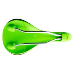 Fabric Scoop Elite Plat Zadel - Zwart/Groen -Fietsonderdelen Scoop elite flat saddle black green Base