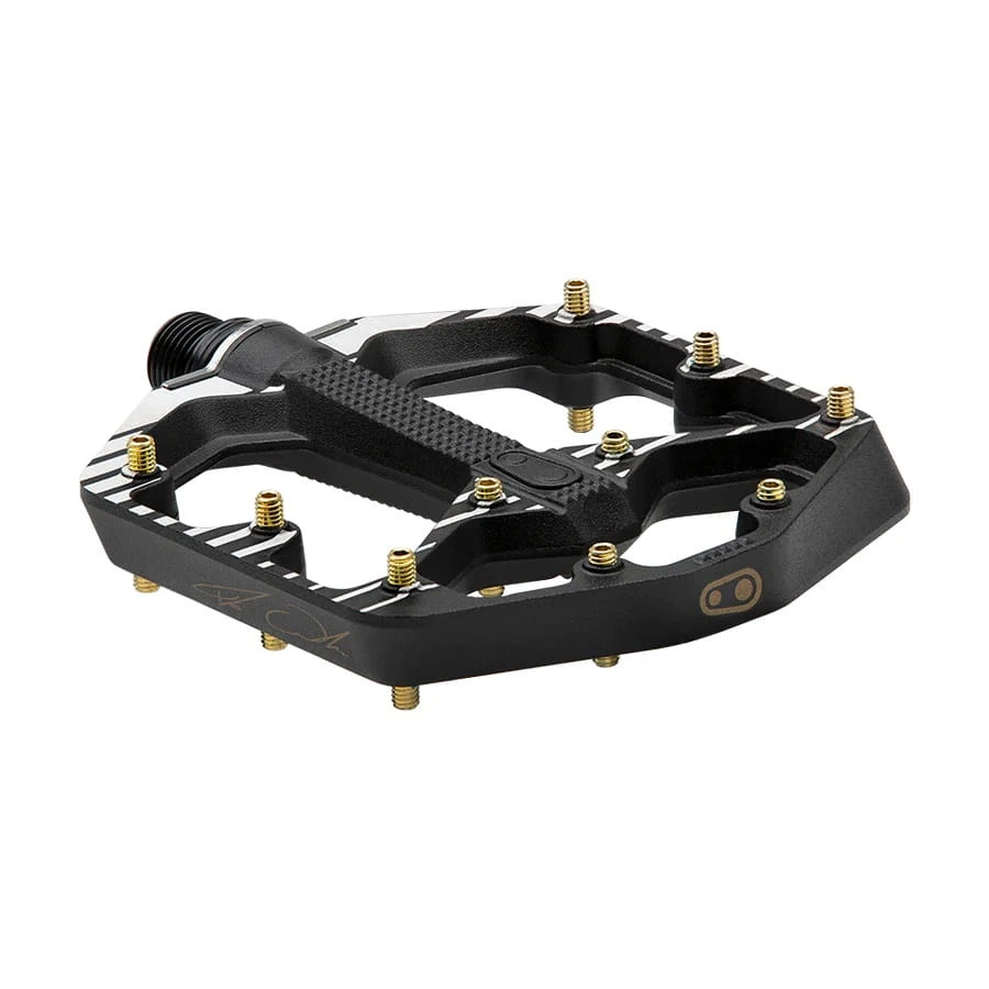 Crankbrothers Stamp 7 Small Platform Pedal - Fabio Wibmer Signature Edition - Zwart/Wit 4 Crankbrothers Stamp 7 Small Platform Pedal - Fabio Wibmer Signature Edition - Zwart/Wit - Afbeelding 2