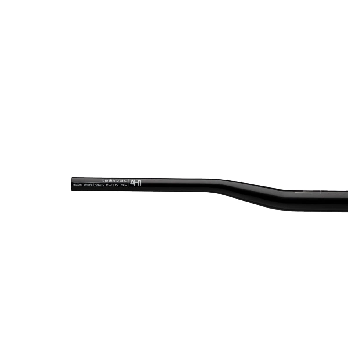 AH1 MTB-stuur 35 Mm - 38 Mm Stuuruitslag - Zwart 4 AH1 MTB-stuur 35 Mm - 38 Mm Stuuruitslag - Zwart - Afbeelding 2