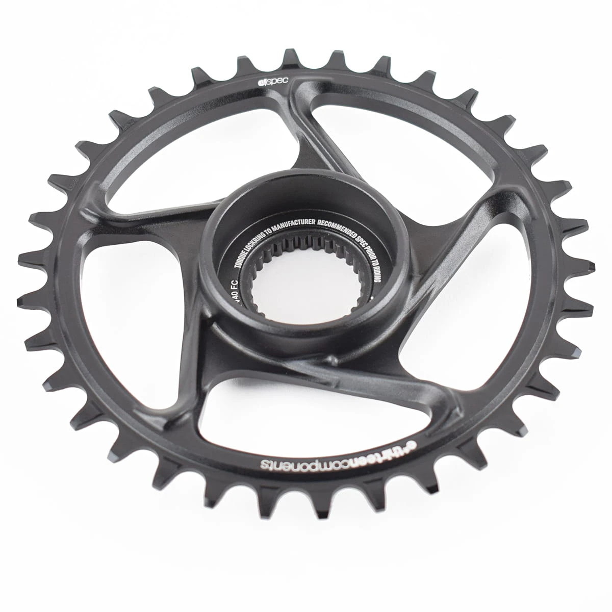 E-thirteen E*Spec Direct Mount Kettingring Voor Bosch CX 4e Generatie - Zwart 3 E-thirteen E*Spec Direct Mount Kettingring Voor Bosch CX 4e Generatie - Zwart