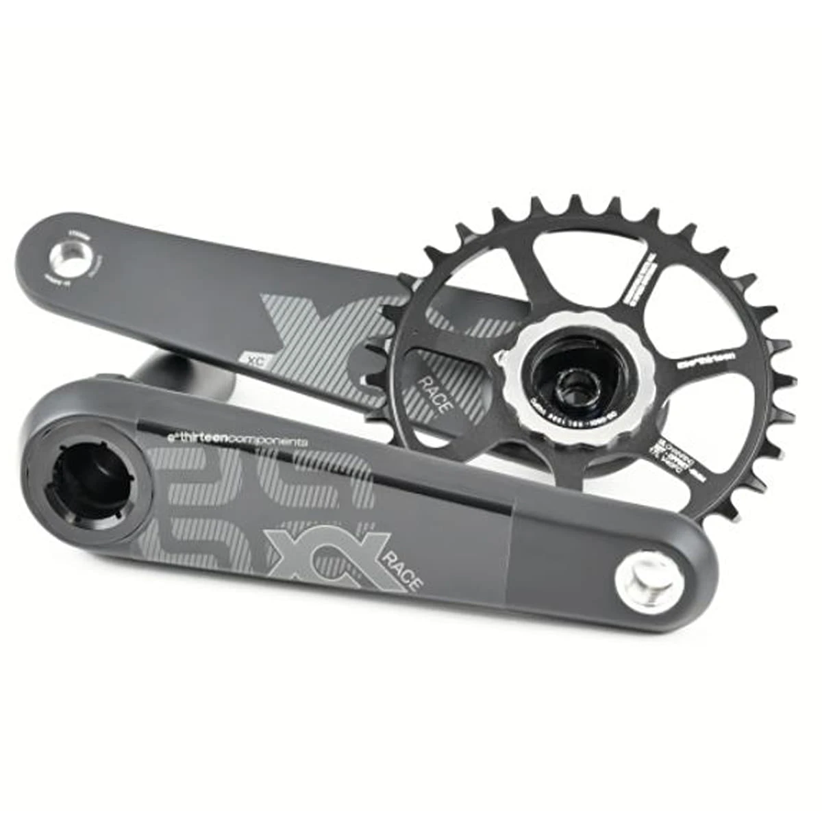 E-thirteen XCX Race Crank Carbon - 68 Mm - Zwart 3 E-thirteen XCX Race Crank Carbon - 68 Mm - Zwart