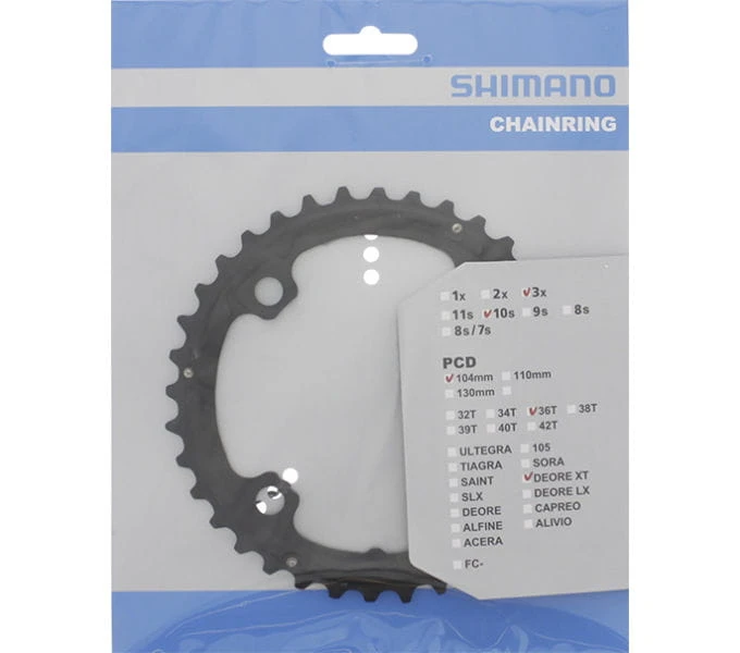 Shimano Kettingbladen Deore XT Trekking FC-T780 / FC-T781 / FC-T8000 4 Shimano Kettingbladen Deore XT Trekking FC-T780 / FC-T781 / FC-T8000 - Afbeelding 2