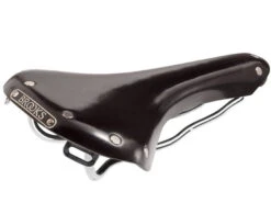 BROOKS B15 Swallow Chroom Zadel - Zwart -Fietsonderdelen b15 swallow chrome sattel 17981