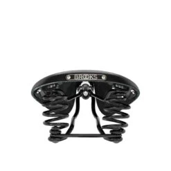 BROOKS Flyer Heren Zadel - Zwart -Fietsonderdelen brooks flyer black 5