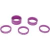 Balhoofdset 5-delig 1-1/8 Inch - Paars -Fietsonderdelen contec ct spacer set select 1 1 8 lila