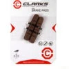 Clarks Vervangingsremblokken Voor Carbonvelgen 52cm -Fietsonderdelen ersatz bremsbelaege fuer carbon felgen 52cm 153146