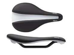 Fabric Line-S Flat Pro Zadel - Zwart / Wit