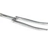 Flat Crown Rupsvork 1 Inch Draad - Chroom -Fietsonderdelen flat crown track fork gabel 1 zoll gewinde chrome 178722