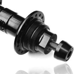 King Hub Achterwielnaaf - Vast/vast - Zwart -Fietsonderdelen king hub rear hinterradnabe fixed fixed 120023