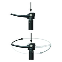 Rock-shox Maxle Ultimate VR 15mm Steekas -Fietsonderdelen maxle lever image