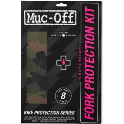 Muc-Off Vorkbeschermingsset - Camo Zwart/groen