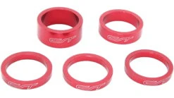 Balhoofd Spacer Set 5-delig 1-1/8 Inch - Rood