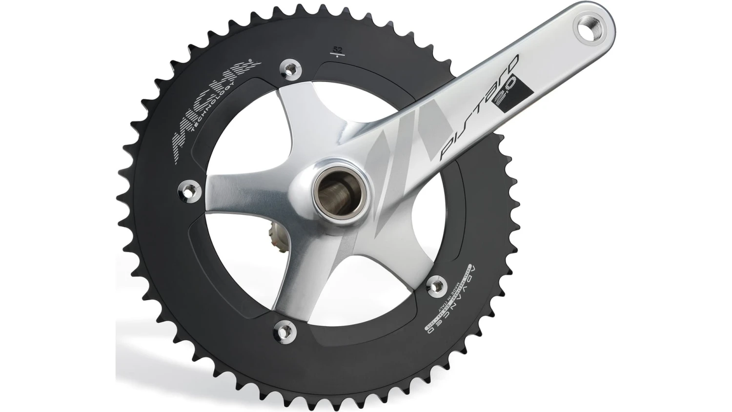 MICHE Pistard 2.0 Crankstel - Zilver - 50 Tanden 3 MICHE Pistard 2.0 Crankstel - Zilver - 50 Tanden