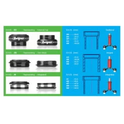 HOPE Pick N Mix Bedieningsset Schelp Enkel - Boven - Zwart -Fietsonderdelen pick n mix steuersatzschale einzeln oben 56709dBud3IphFdZBa