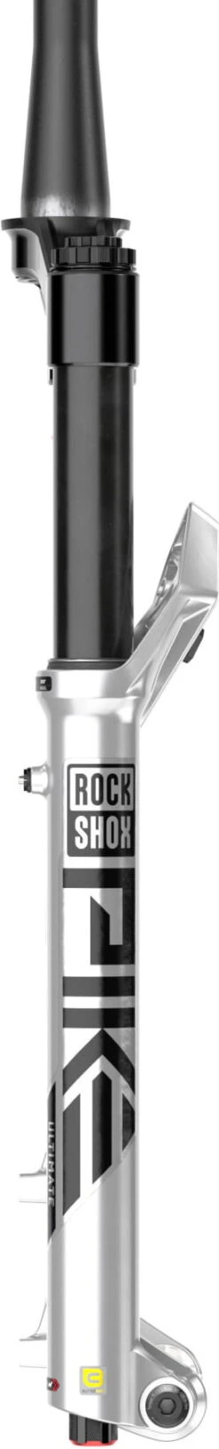 Rock-shox Pike Ultimate Debon Air+ RC2 - 29 Inch - 120 Mm Veerweg, Taps Toelopend, 44 Mm Offset - Zilver -Fietsonderdelen rockshox pike ultimate my23 4 1deHlURtRQlYRS