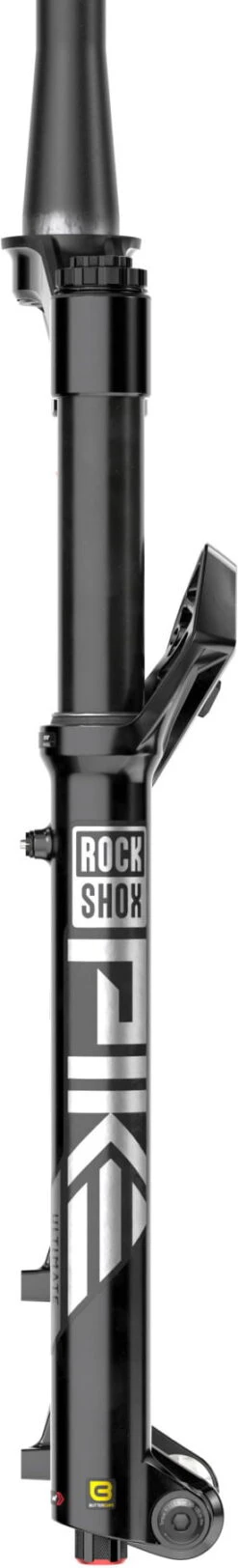 Rock-shox Pike Ultimate Debon Air+ RC2 - 29 Inch - 140 Mm Veerweg, Taps Toelopend, 44 Mm Offset - Zwart -Fietsonderdelen rockshox pike ultimate my23 9