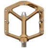 SPANK Oozy Reboot Plat Pedaal - Brons -Fietsonderdelen sp ped 0016 OOZY REBOOT PEDALS BRONZE FRONT ID 32209