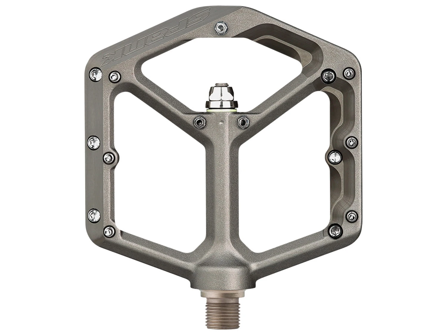 SPANK Oozy Reboot Plat Pedaal - Gun Metal 3 SPANK Oozy Reboot Plat Pedaal - Gun Metal