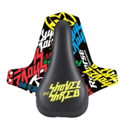 Reverse Shovel & Shred Zadel - Zwart/Geel